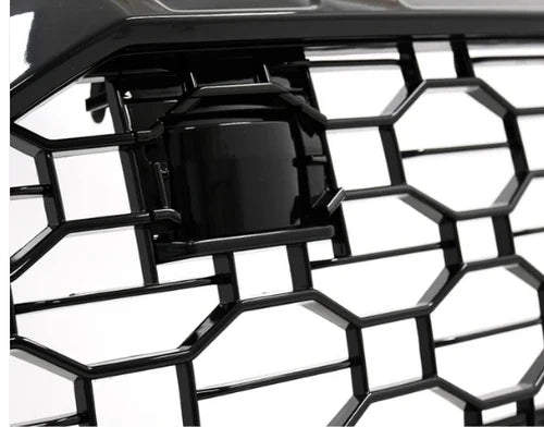 💎GRIGLIA ANTERIORE ADATTO PER AUDI Q8 2018+ DESIGN SPORTIVO PIANOFORTE NERO💎