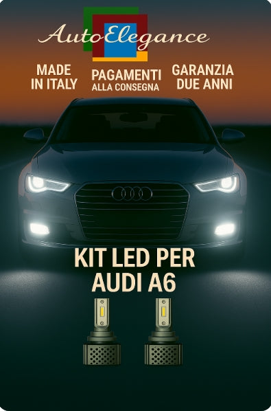 🔥KIT LED D3S 6000K BIANCO CANBUS – Anabbaglianti per Audi A6🔥