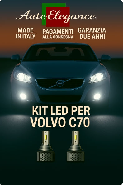 🔥KIT LED D3S 6000K BIANCO CANBUS – Anabbaglianti per Volvo C70🔥