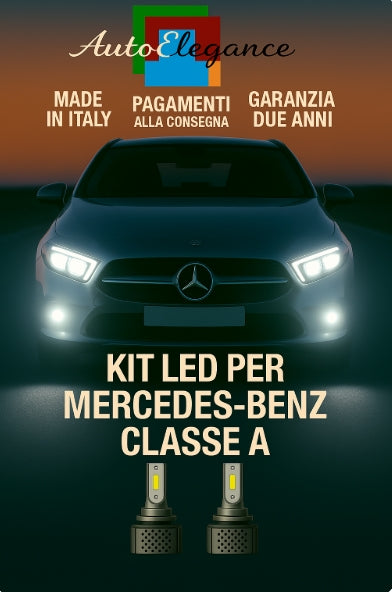 🔥KIT LED D3S 6000K BIANCO CANBUS – Anabbaglianti per Mercedes-Benz Classe A🔥