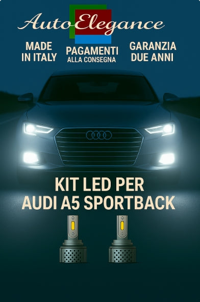 🔥KIT LED D3S 6000K BIANCO CANBUS – Anabbaglianti per Audi A5 Sportback🔥