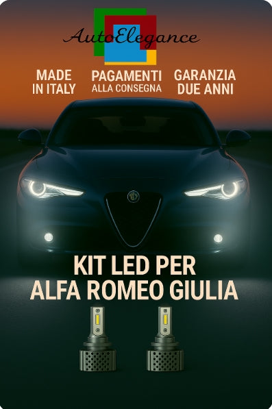 🔥KIT LED D3S 6000K BIANCO CANBUS – Anabbaglianti per Alfa Romeo Giulia🔥
