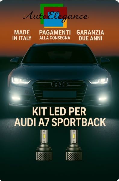 🔥KIT LED D3S 6000K BIANCO CANBUS – Anabbaglianti per Audi A7 Sportback🔥