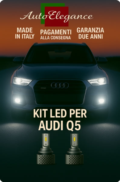 🔥KIT LED D3S 6000K BIANCO CANBUS – Anabbaglianti per Audi Q5🔥