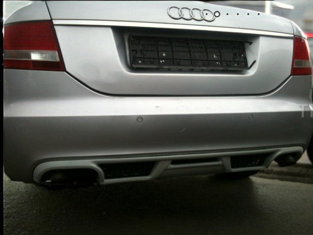 ✌️😎DIFFUSORE POSTERIORE ADATTO PER AUDI A6 C6 2004-2009 VERSIONE 2😎✌️