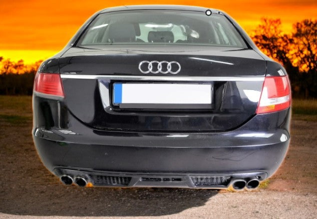 ✌️😎DIFFUSORE POSTERIORE ADATTO PER AUDI A6 C6 2004-2009 VERSIONE 2😎✌️