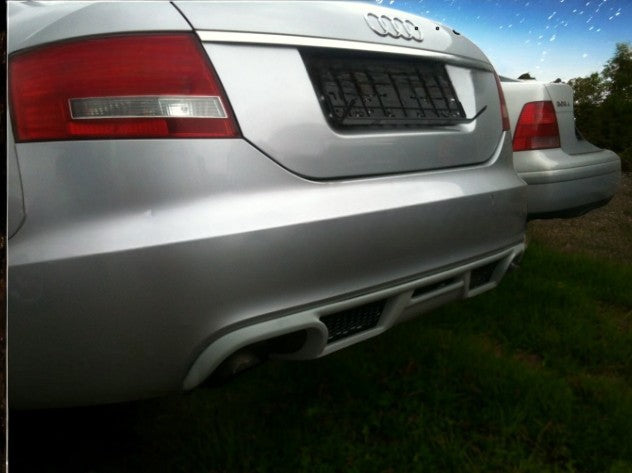 ✌️😎DIFFUSORE POSTERIORE ADATTO PER AUDI A6 C6 2004-2009 VERSIONE 2😎✌️