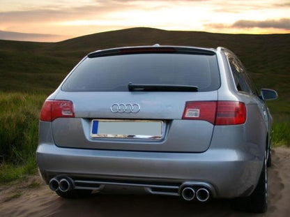 ✌️😎DIFFUSORE POSTERIORE ADATTO PER AUDI A6 C6 2005-2009 VERSIONE 2😎✌️