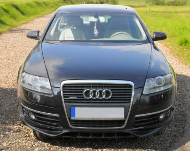 ✌️😎SPLITTER ANTERIORE ADATTO PER AUDI A6 C6 2004-2009 VERSIONE 2😎✌️