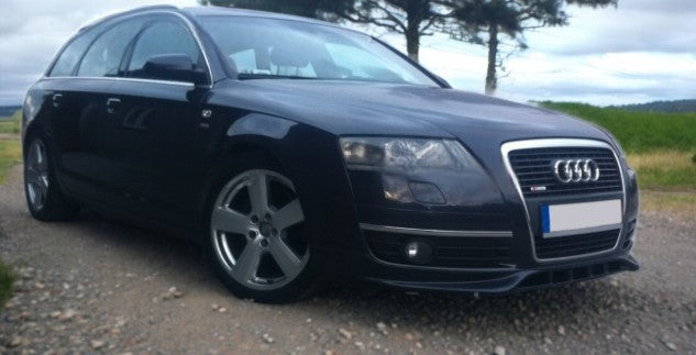 ✌️😎SPLITTER ANTERIORE ADATTO PER AUDI A6 C6 2004-2009 VERSIONE 2😎✌️