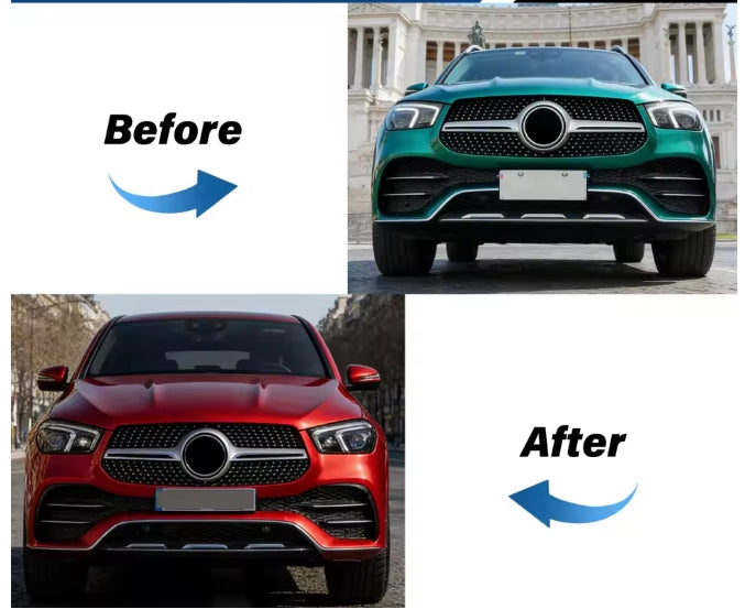 🔥KIT ANTERIORE SPLITTER FENDINEBBIA PER MERCEDES GLE W167 V167 AMG 20-23🔥