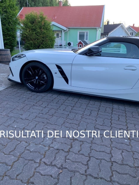 🔥1810 SOTTO MINIGONNE ADATTO PER BMW Z4 G29 2018+ LOOK M NERO LUCIDO🔥