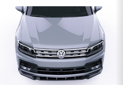 💫Front Splitter per Volkswagen Tiguan Mk2 R-Line (2015–2020) – Nero Lucido💫
