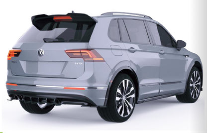 💫Diffusore Posteriore per VW Tiguan Mk2 R-Line (2015–2020) – Nero Lucido💫