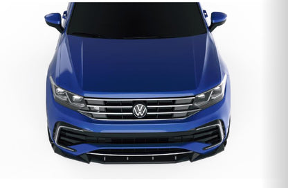 💫Front Splitter per VW Tiguan R / R-Line Mk2 Facelift (2020–2024) – Nero 💫