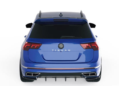💫Spoiler Cap per VW Tiguan R / R-Line Mk2 Facelift (2020–2024) – Nero Lucido💫