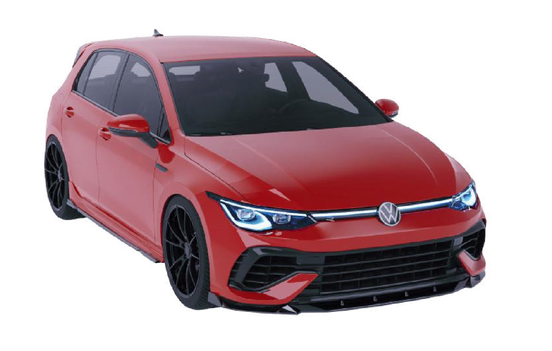 💫Body Kit Completo per Volkswagen Golf Mk8 R (2020–2024) – Nero Lucido 💫
