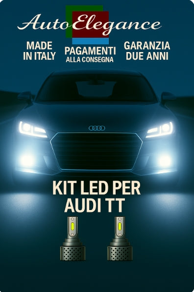 🔥KIT LED D3S 6000K BIANCO CANBUS – Anabbaglianti per Audi TT🔥