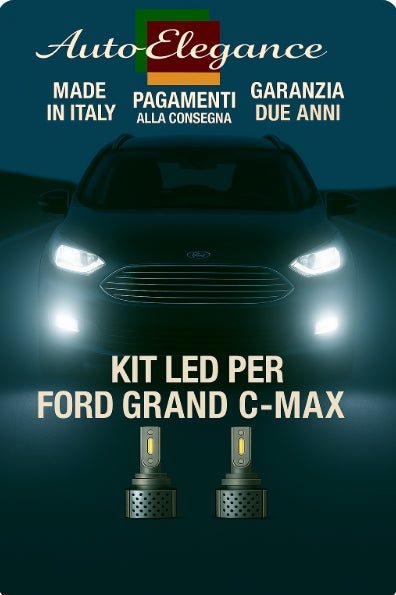🔥KIT LED D3S 6000K BIANCO CANBUS – Anabbaglianti per Ford Grand C-Max🔥