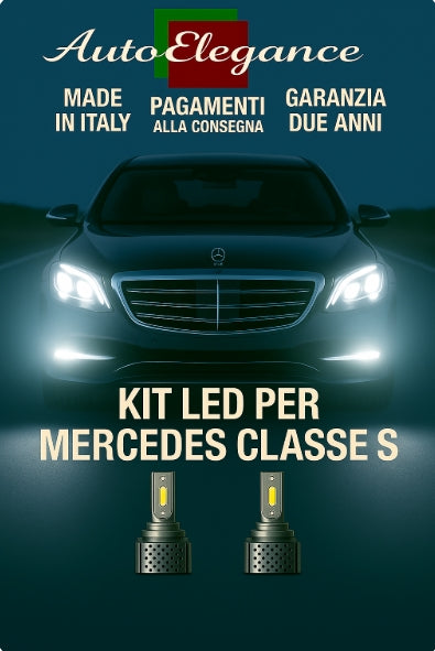 🔥KIT LED D3S 6000K BIANCO CANBUS – Anabbaglianti per Mercedes-Benz Classe S 🔥