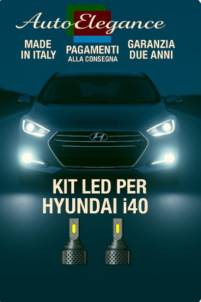 🔥KIT LED D3S 6000K BIANCO CANBUS – Anabbaglianti per Hyundai i40🔥