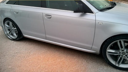 ✌️😎MINIGONNE LATERALI ADATTI PER AUDI A6 C6 2004-2009😎✌️