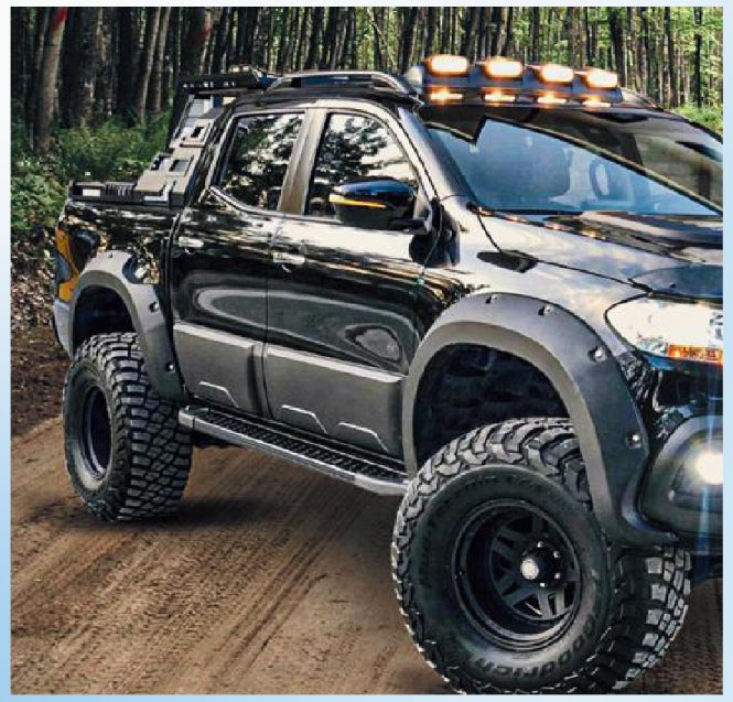 💫Parafanghi Allargati (4 Pezzi) per Mercedes X-Class W470 (2017+) 💫