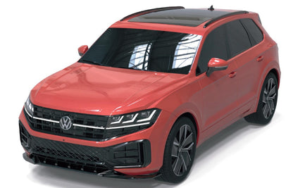 💫Front Splitter per VW Touareg Mk3 Facelift R-Line (2024+) – Nero Lucido💫