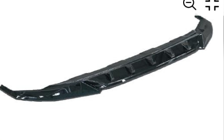 💫Front Splitter per VW Touareg Mk3 Facelift R-Line (2024+) – Nero Lucido💫