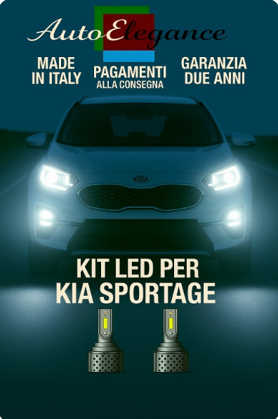 🔥KIT LED D3S 6000K BIANCO CANBUS – Anabbaglianti per Kia Sportage🔥