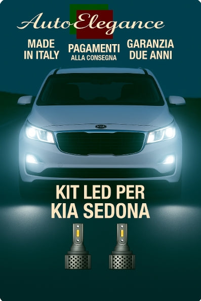 🔥KIT LED D3S 6000K BIANCO CANBUS – Anabbaglianti per Kia Sedona🔥