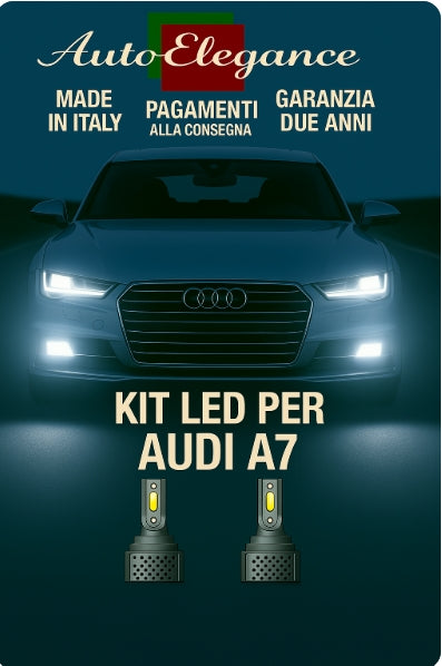 🔥KIT LED D3S 6000K BIANCO CANBUS – Anabbaglianti per Audi A7🔥