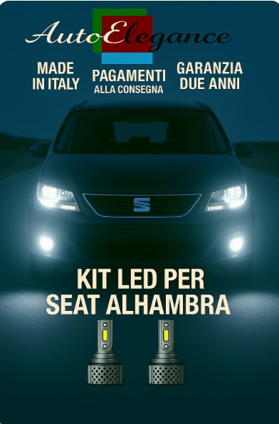 🔥KIT LED D3S 6000K BIANCO CANBUS – Anabbaglianti per Seat Alhambra🔥