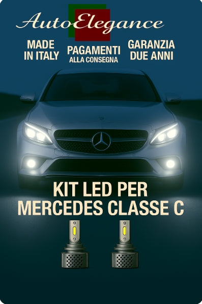 🔥KIT LED D3S 6000K BIANCO CANBUS – Anabbaglianti per Mercedes-Benz Classe C🔥