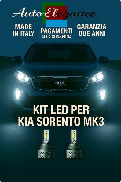 🔥KIT LED D3S 6000K BIANCO CANBUS – Anabbaglianti per Kia Sorento MK3🔥