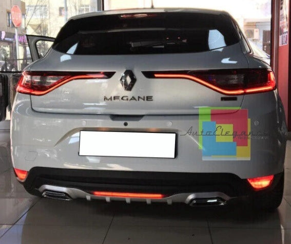 💥DIFFUSORE SOTTO PARAURTI DIFFUSORE TERMINALI ADATTO PER RENAULT MEGANE💥