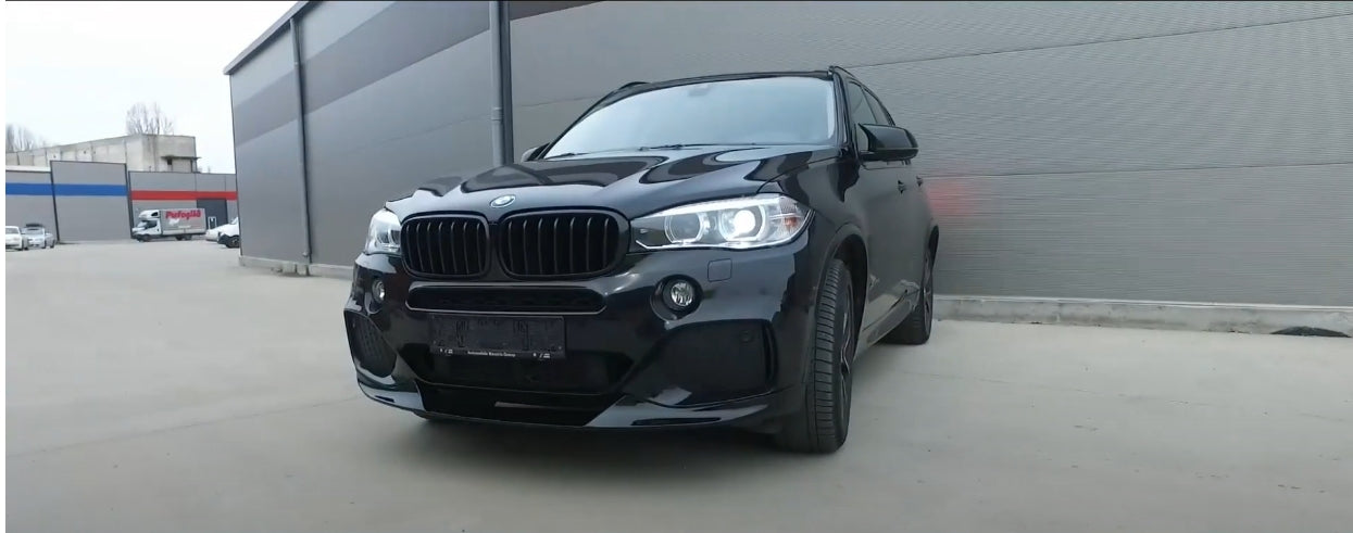✨Kit carrozzeria paraurti anteriore e diffusore adatto per BMW X5 F15 14-18✨