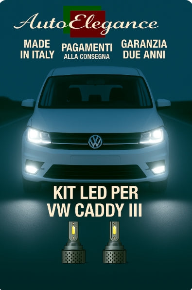 🔥KIT LED D3S 6000K BIANCO CANBUS – Anabbaglianti per Volkswagen Caddy III🔥