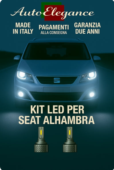 🔥KIT LED D3S 6000K BIANCO CANBUS – Anabbaglianti per Seat Alhambra III🔥