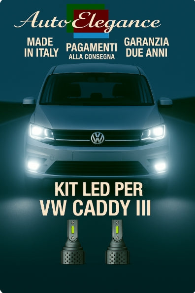 🔥KIT LED D3S 6000K BIANCO CANBUS – Anabbaglianti per Volkswagen Caddy III🔥