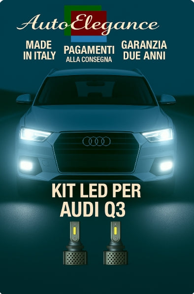 🔥KIT LED D3S 6000K BIANCO CANBUS – Anabbaglianti per Audi Q3🔥