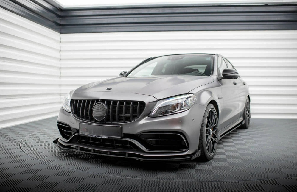 Paraurti anteriore C63 AMG Facelift Look per Mercedes Classe C (W205) Berlina Station Wagon Coupe Cabrio (2013-2021)
