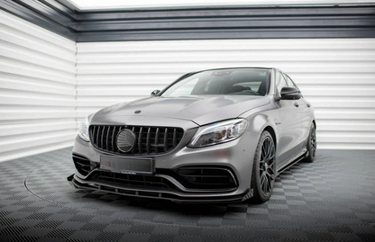 Paraurti anteriore C63 AMG Facelift Look per Mercedes Classe C (W205) Berlina Station Wagon Coupe Cabrio (2013-2021)