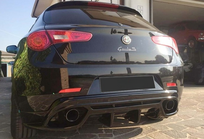 💫ART.0405 Diffusore A Plus Giulia Quadrifoglio V1 Nera Lucida💫