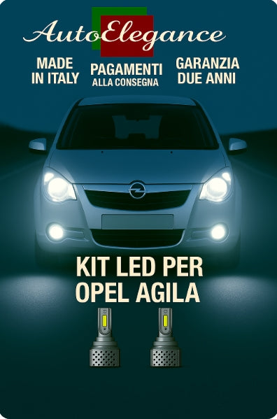 🔥KIT LED D3S 6000K BIANCO CANBUS – Anabbaglianti per Opel Agila🔥