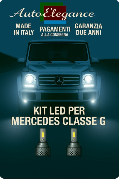 🔥KIT LED D3S 6000K BIANCO CANBUS – Anabbaglianti per Mercedes-Benz Classe G🔥