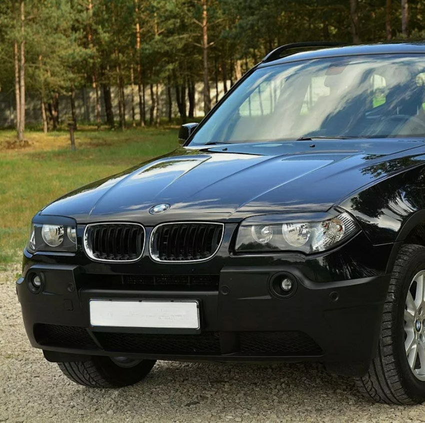 Sopracciglia per BMW X3 E83 2004-2010 ABS Plastica palpebre fari