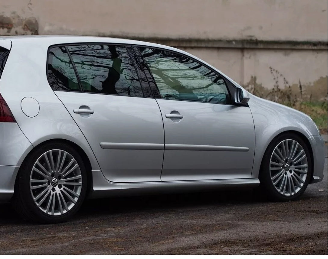 Spoiler Minigonne Laterali per VW GOLF 5, MK5 " R32 look " ABS Plastica