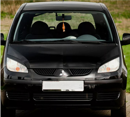 Sopracciglia per MITSUBISHI COLT CZC/CZ3, Z30 headlight eyelids lids ABS Plast