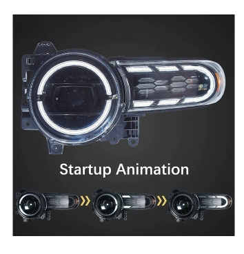 Fari anteriori / Luci laterali DRL sequenziali per Toyota FJ Cruiser 2007-2023